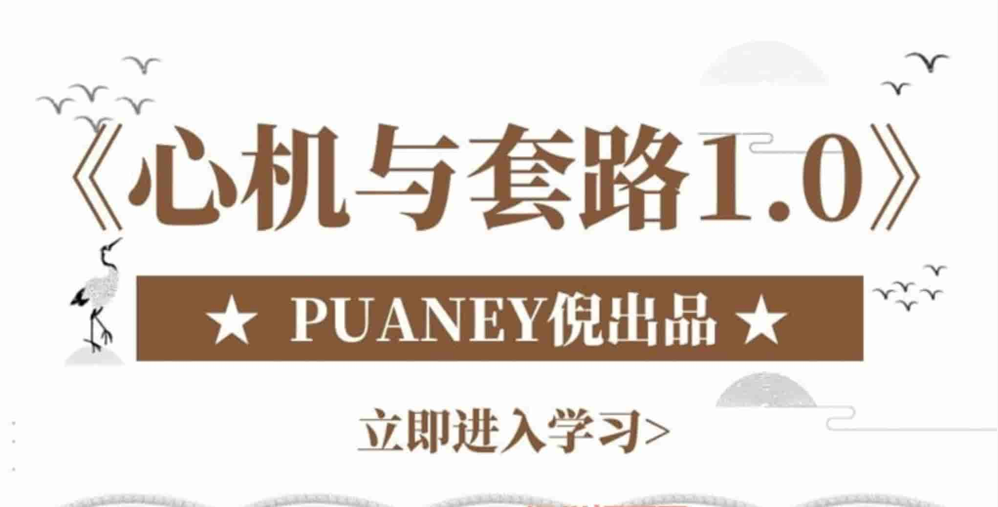 PUANEY靓男《心机与套路1.0》.jpg