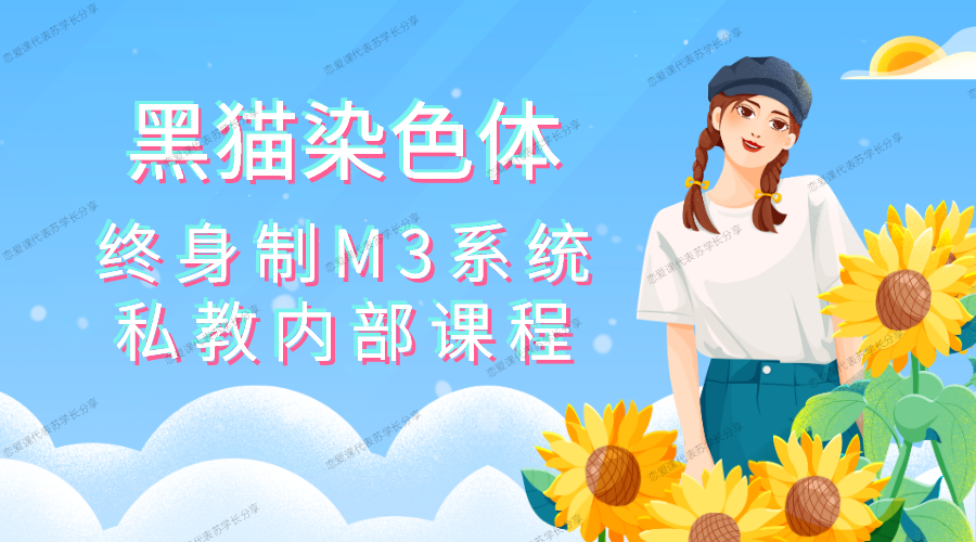 黑猫染色体《终身制M3系统私教内部课程》